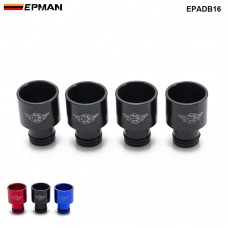 EPMAN 4PCS Billet Aluminium Fuel Injector Adapters Install To B16 B18 B20 D16 K20 K24 Engine For Honda Acura EPADB16